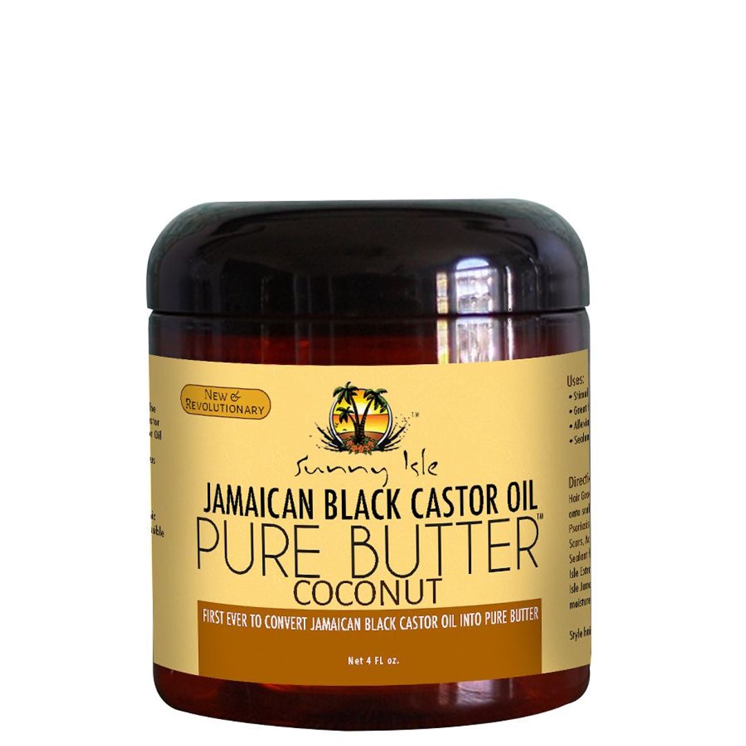 Sunny Isle Jamaican Black Castor Oil Pure Butter With Coconut Oil - 4oz