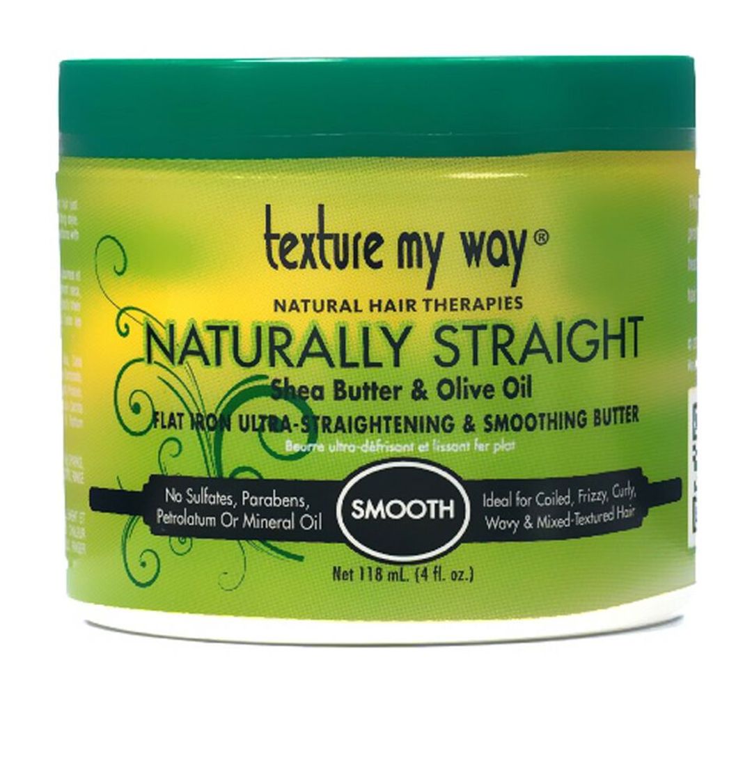 Texture My Way Naturally Straight Flat Iron Ultra-straightening & Smoothing Butter - 4oz